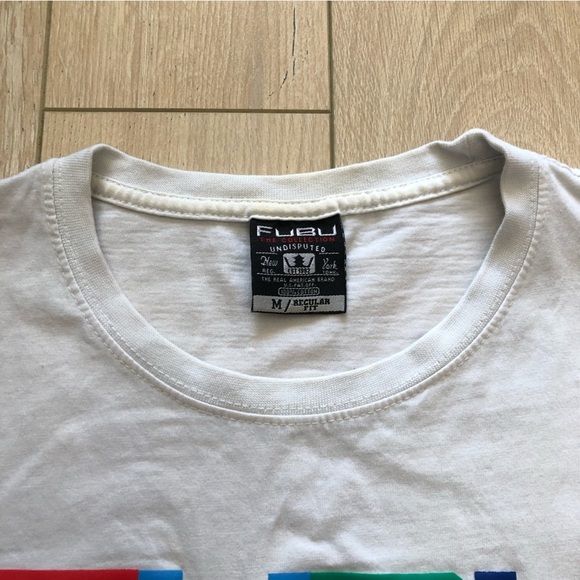 FUBU Worldwide T Shirt Embroidered - Picture 4 of 14